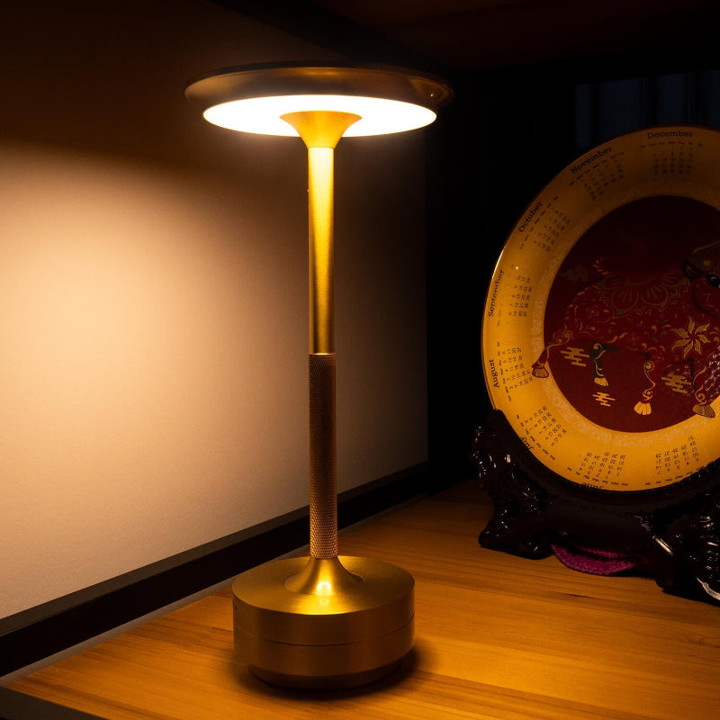LuxeLamp – Touch-Nachttischlampe mit drei Lichtfarben