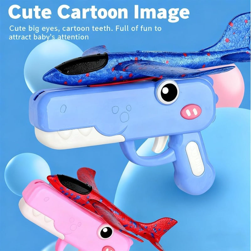 DinoBlaster – Dinosaurier-Flugzeug-Launcher für Kinder