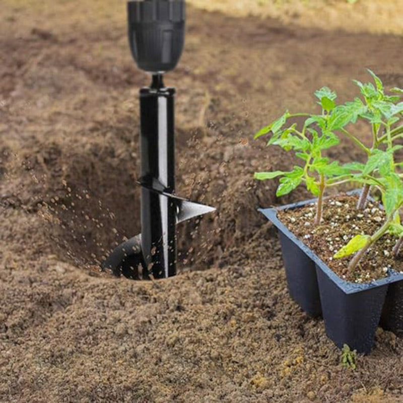 GardenAuger – Bohraufsatz für Pflanzlöcher, Gartenschnecke