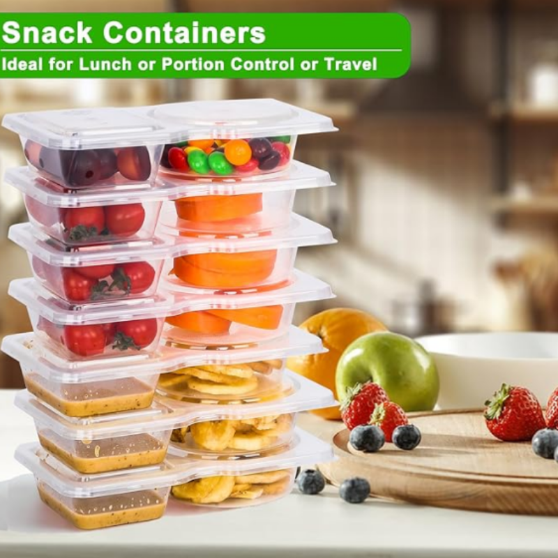 FoodContainer Dual-Abteil Snackbox