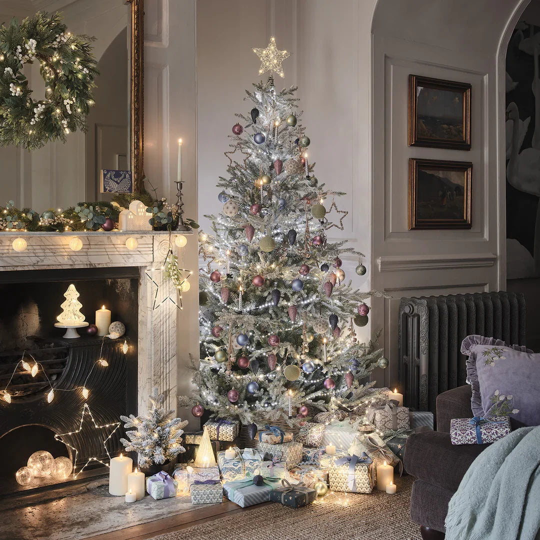 LED-Weihnachtsbaumkerzen Silber Set – 10er