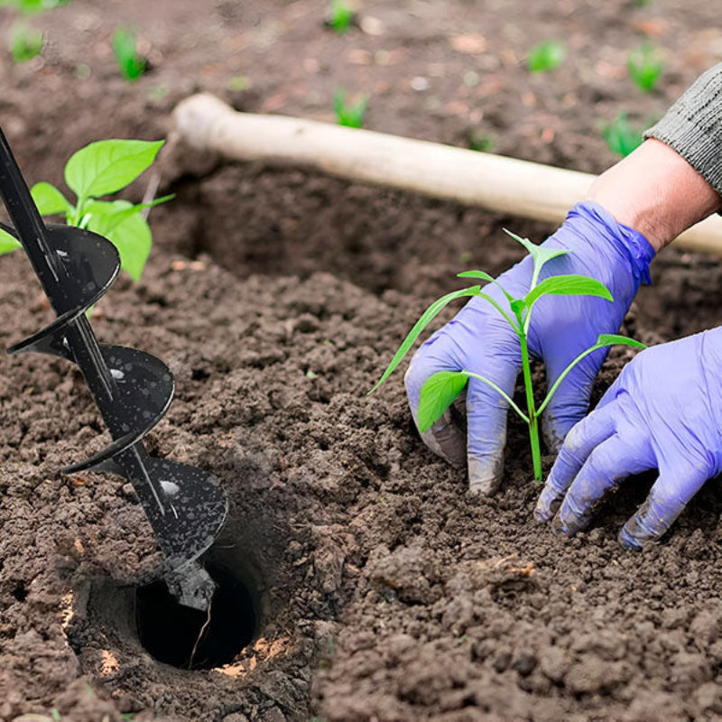 GardenAuger – Bohraufsatz für Pflanzlöcher, Gartenschnecke