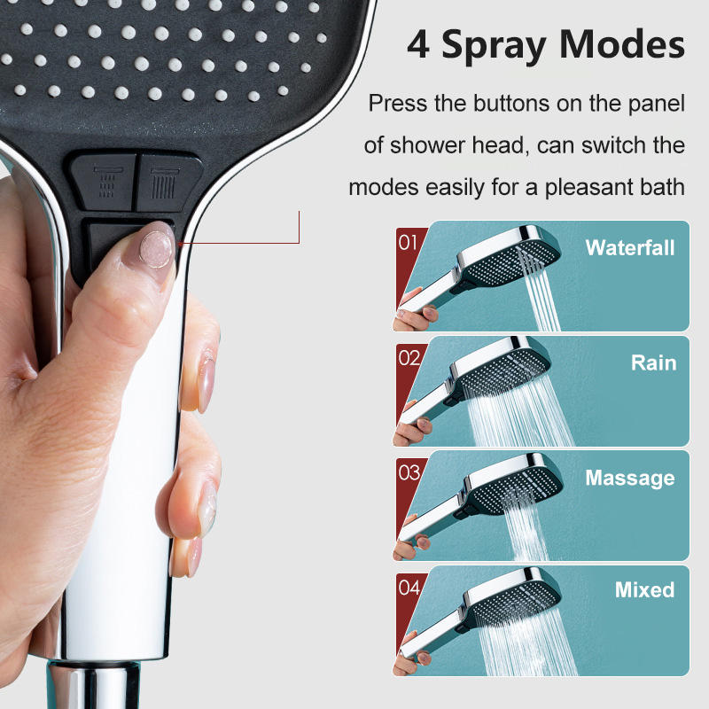 AquaShower – Hochdruck-Handbrausekopf