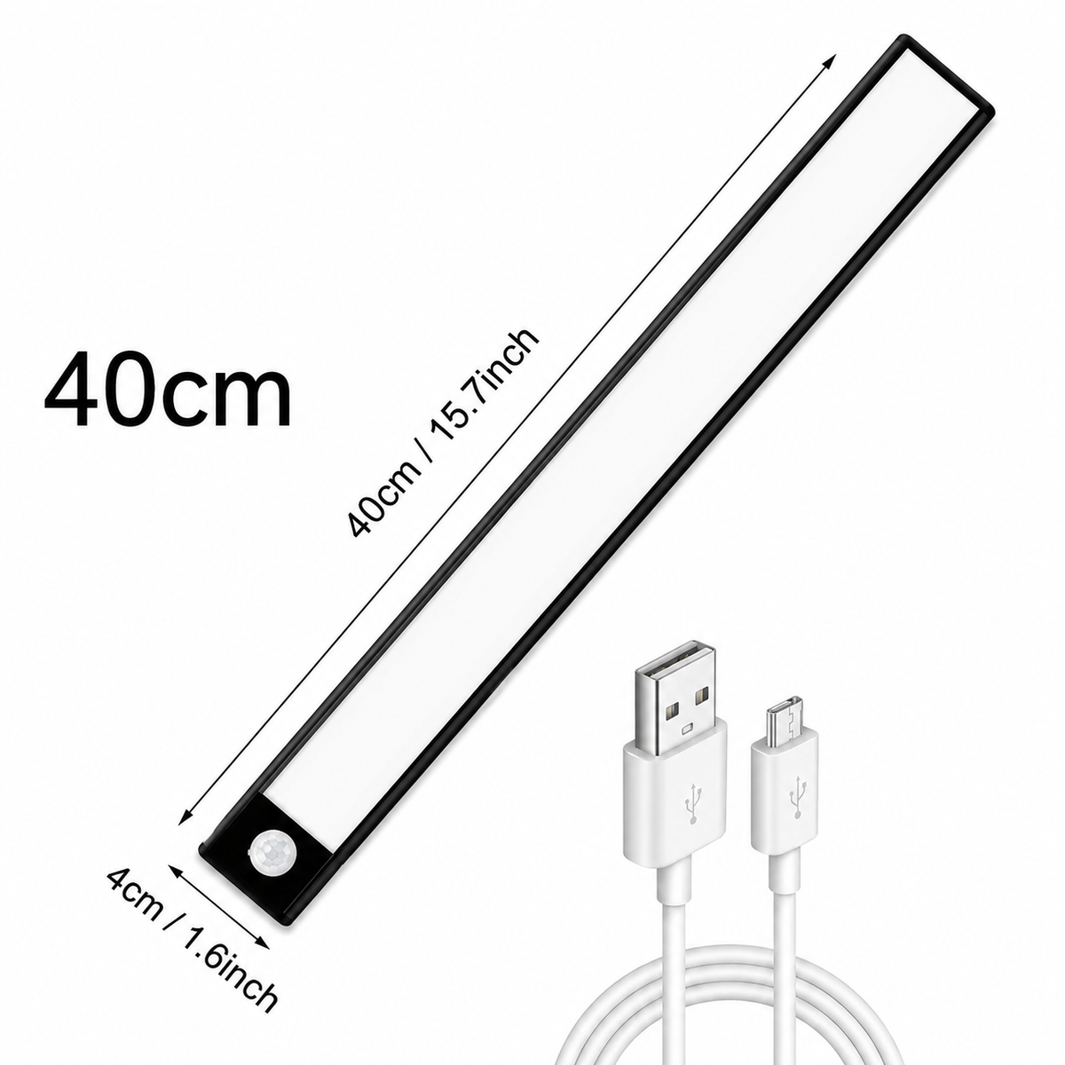 OVERNACHT – Smarte LED-Lampe mit Magnethalterung und Bewegungssensor