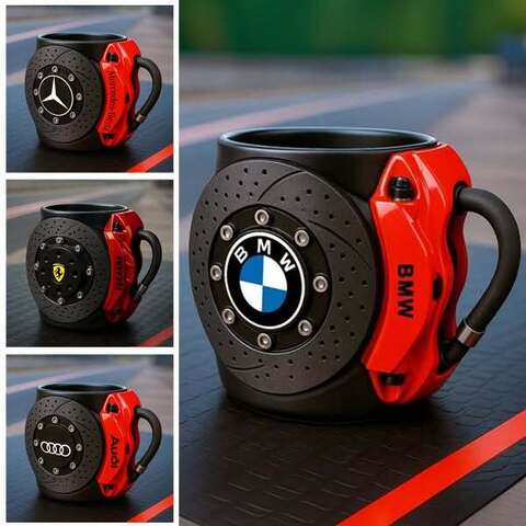 BrakeMug Kaffeetasse Im Rennsport-Design Für Autoliebhaber