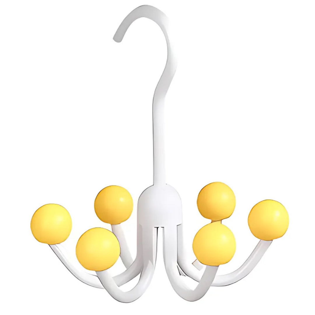 HangerHooks 360° Drehbarer Kleiderbügel Mit 6 Haken