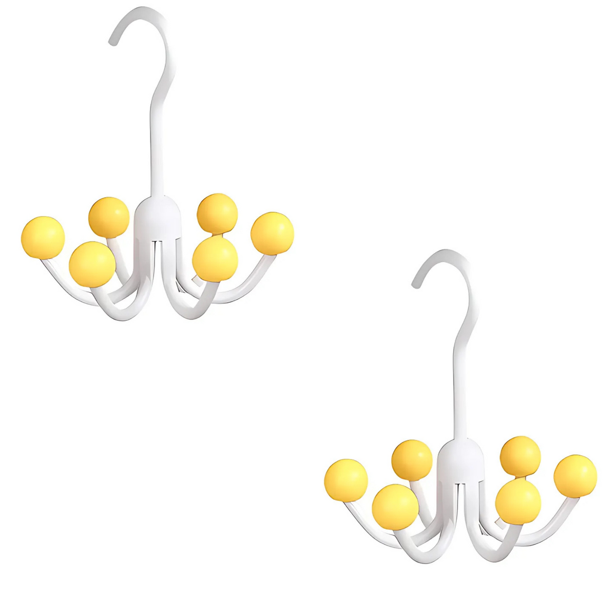 HangerHooks 360° Drehbarer Kleiderbügel Mit 6 Haken