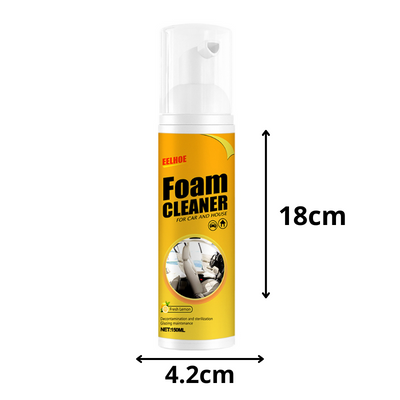 FoamCleaner Flasche: 18 cm Höhe, 4,2 cm Durchmesser, 100 ml