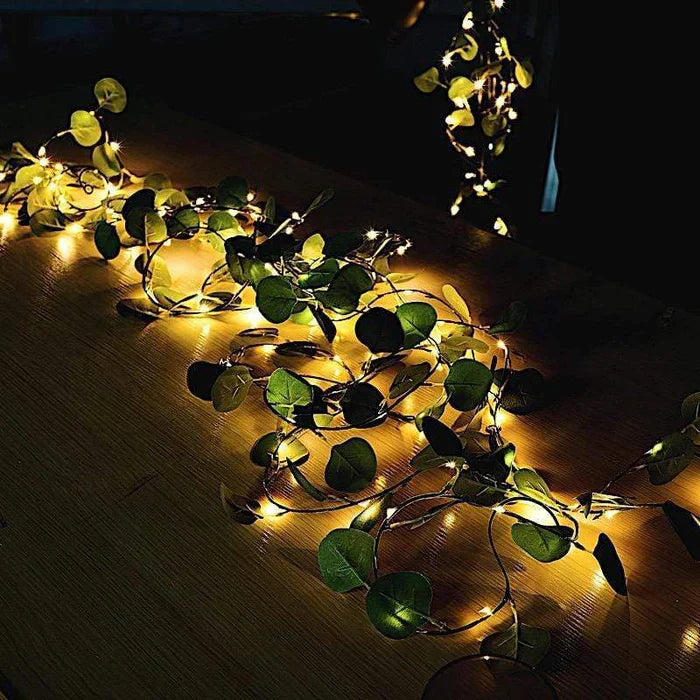 LightLeaf – LED Lichterkette mit Blattdesign, 10m/100 LEDs