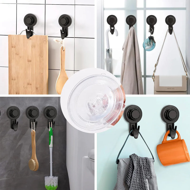 GlideHold SuctionHook Drehbarer Saugnapf-Haken