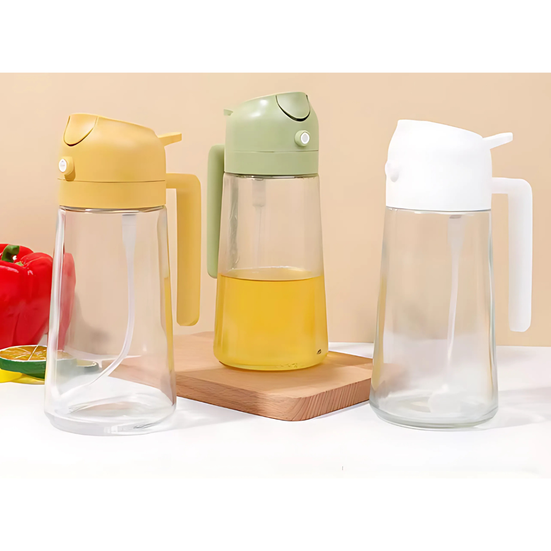 OilDispenser 2-in-1 Glasspender Zum Sprühen Und Gießen