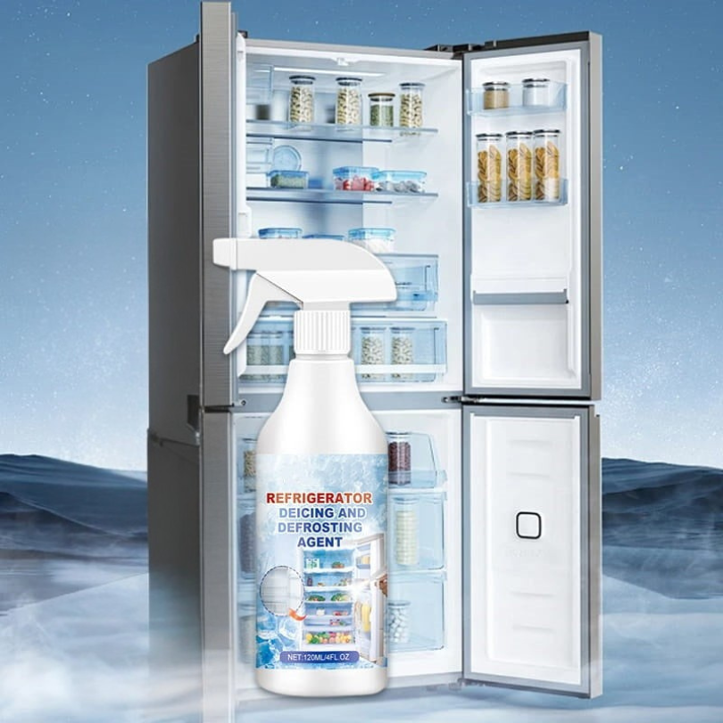 DefrostingSpray – Kühlschrank-Abtauspray, schnelle Eisschmelzkraft