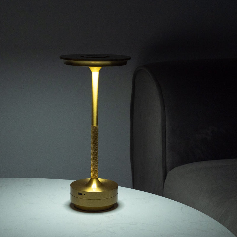 LuxeLamp – Touch-Nachttischlampe mit drei Lichtfarben
