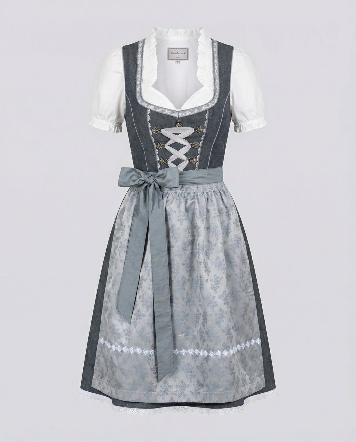 Dirndl Damen Oktoberfest 3-teilig, Dirndlkleid mit Bluse und Schürze