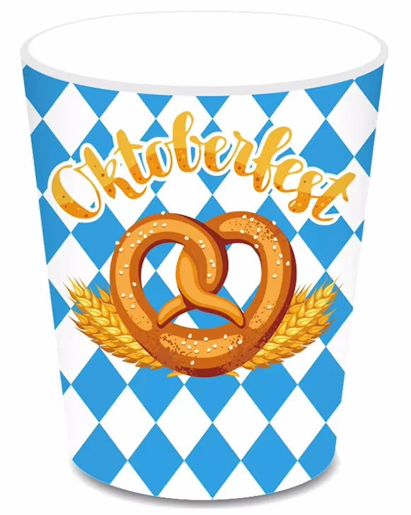 Oktoberfest Einweggeschirr-Set 76-teilig, Bayerisches Rautenmuster