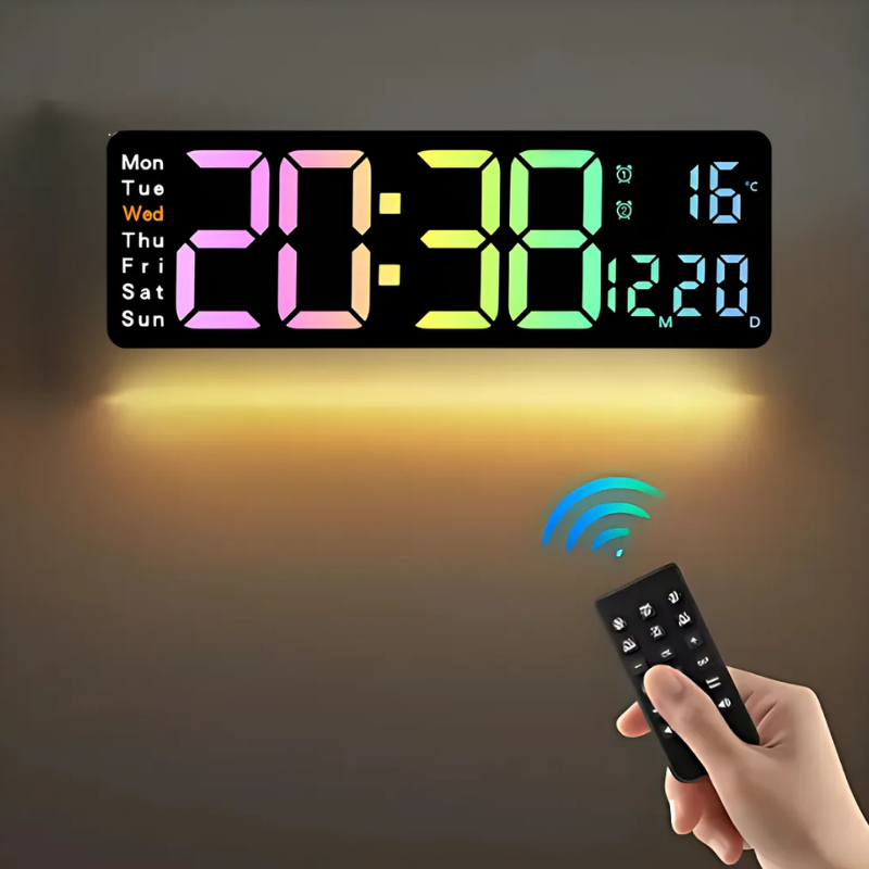 DigitalClock mit Fernbedienung und Nachtlicht