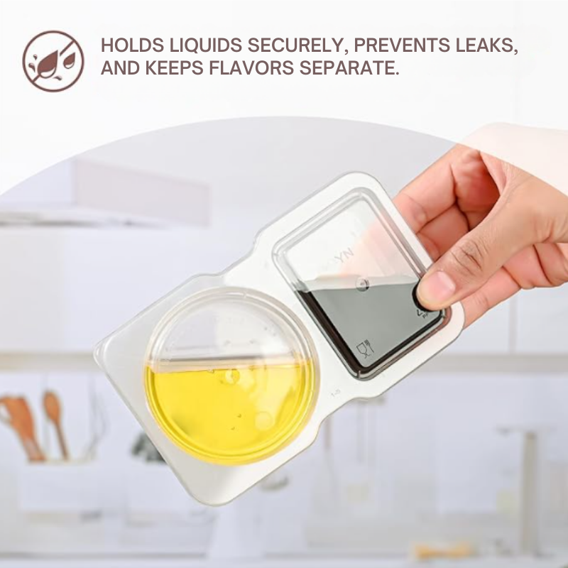 FoodContainer Dual-Abteil Snackbox