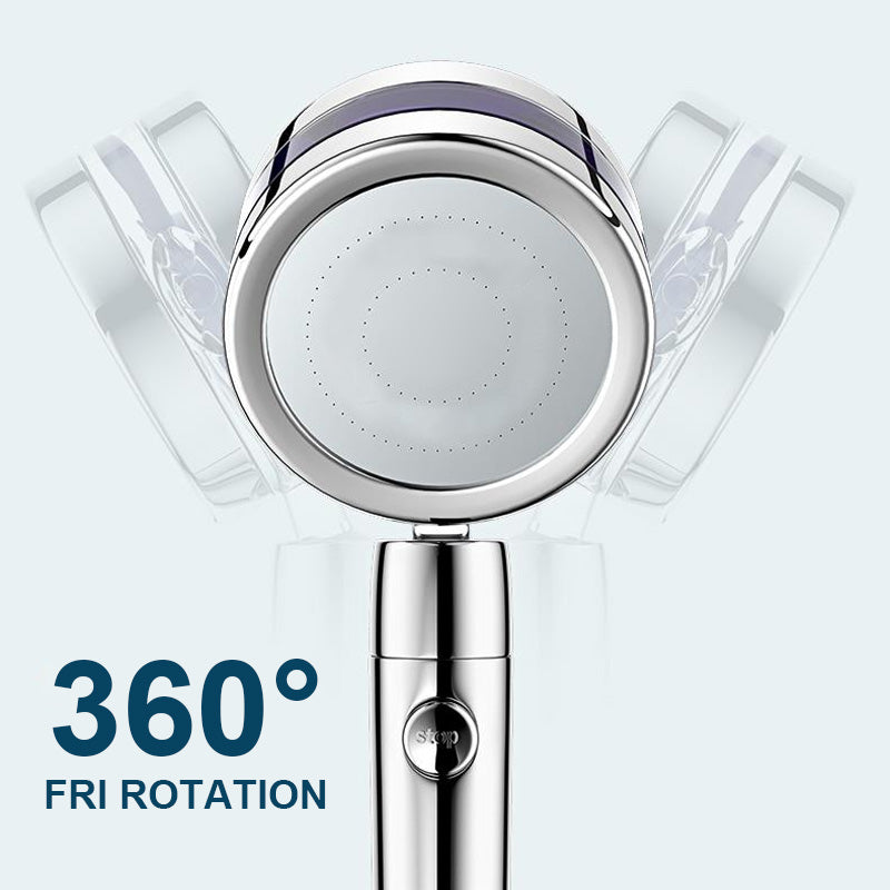 SpinShower 360-Grad Rotierender Hochdruck-Duschkopf