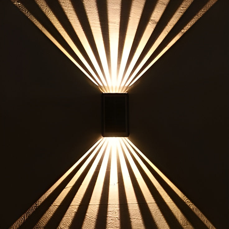 WallLight – Solarbetriebene LED Wandleuchte, Doppelt Beschattet