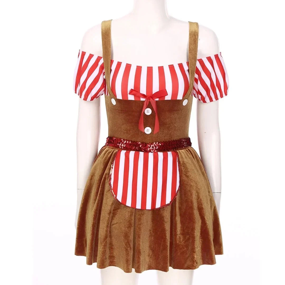Dirndl Damen Oktoberfest Traditionell Bayerisch