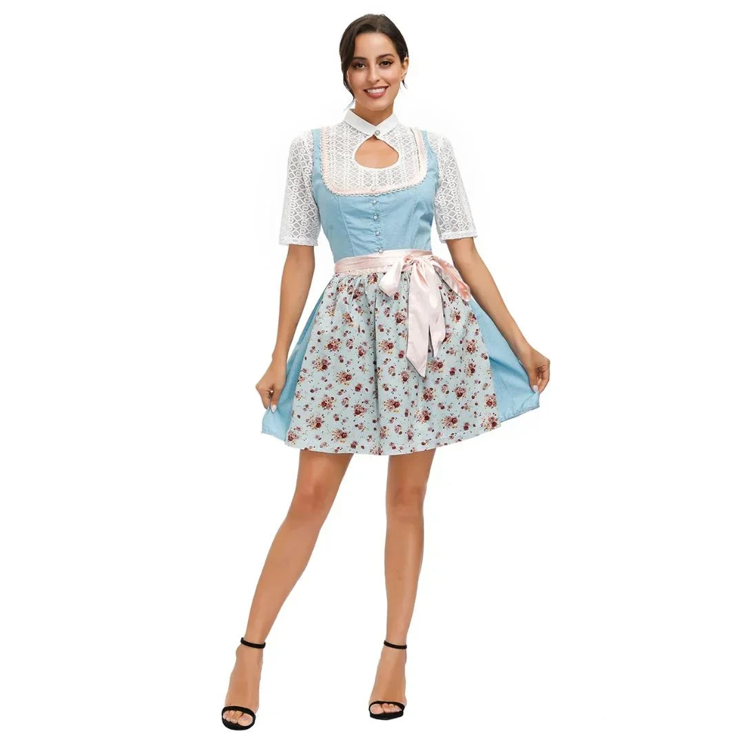 Dirndl Damen Oktoberfest Authentisch Bayerisch