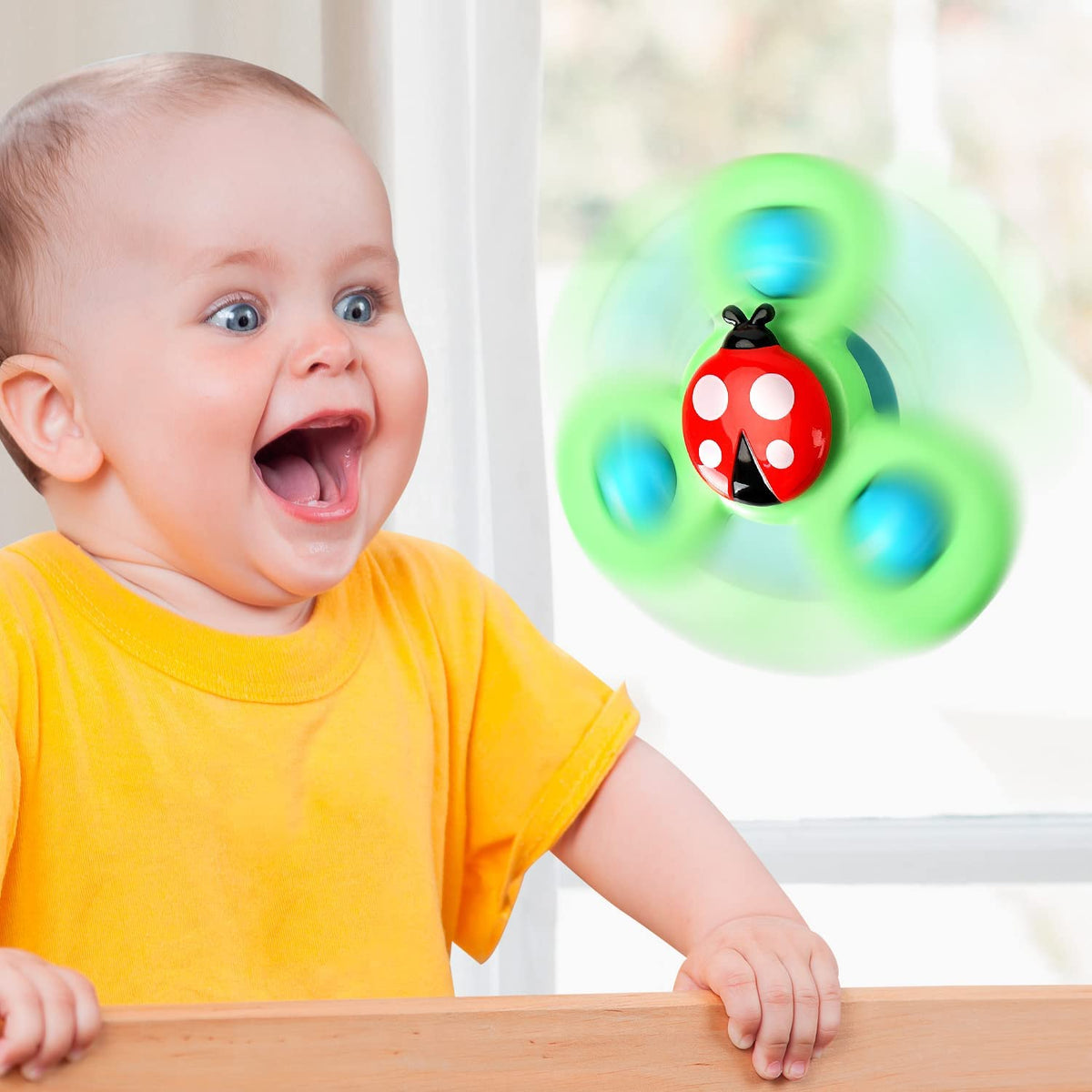 SpinnerToy – Sensorisches Fidget-Spielzeug mit Saugnapf