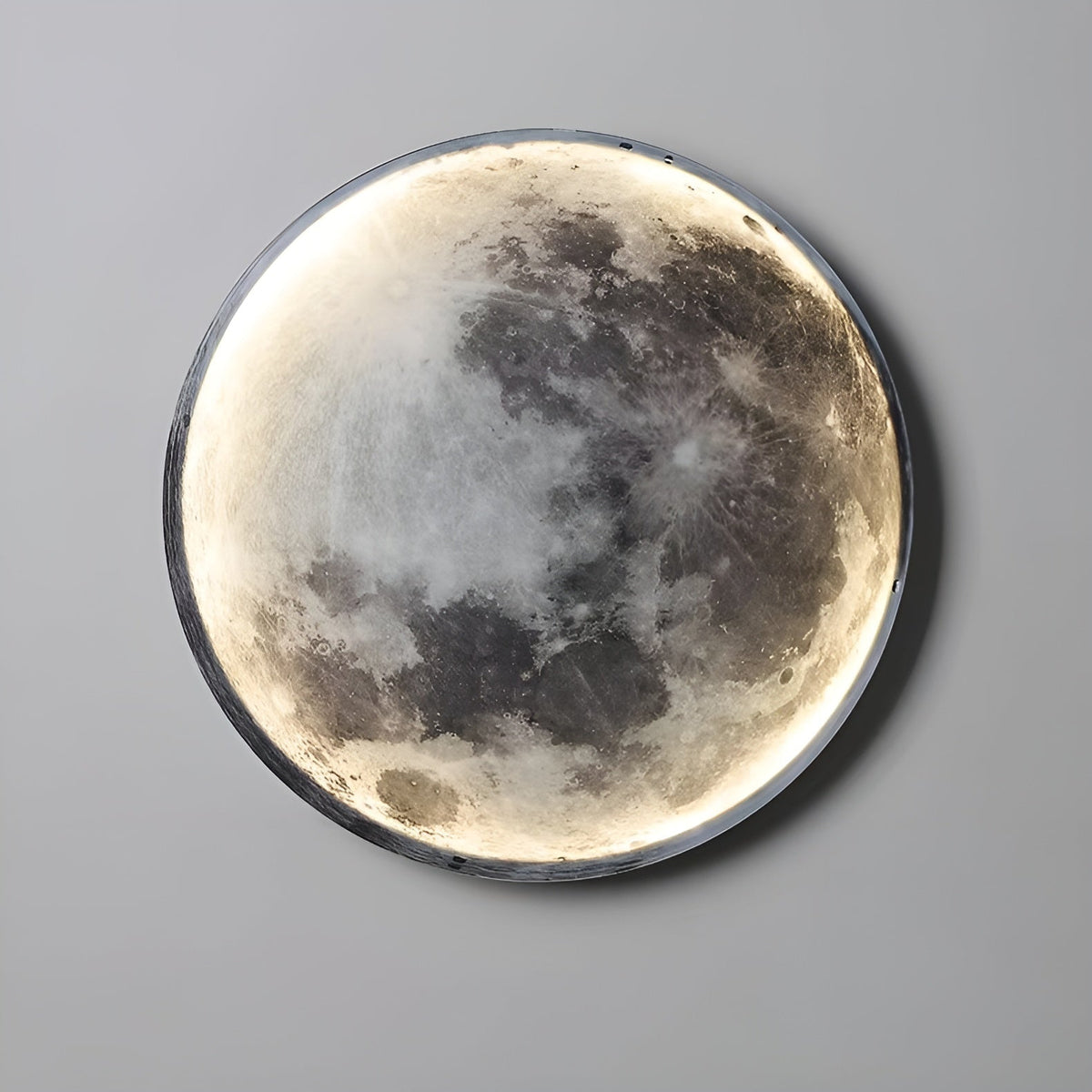 GlowingMoon 3D Mondlampe Mit Sanftem LED-Licht