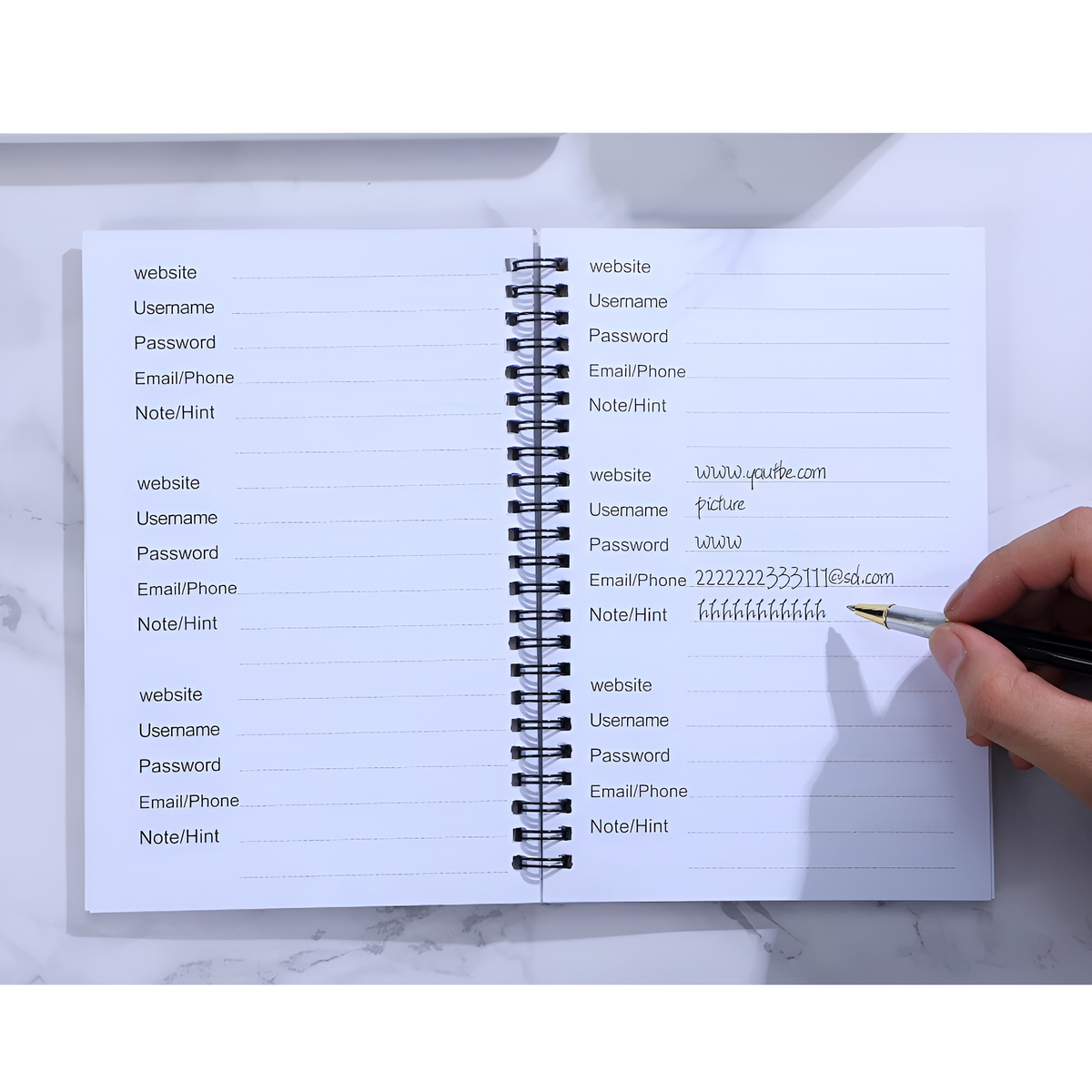 PasswordKeeper Passwortbuch Mit Diskretem Design