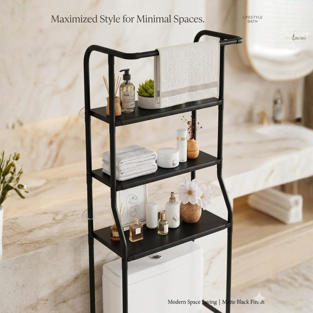 BathroomShelf Minimalistisches 3-Stufiges Badezimmerregal