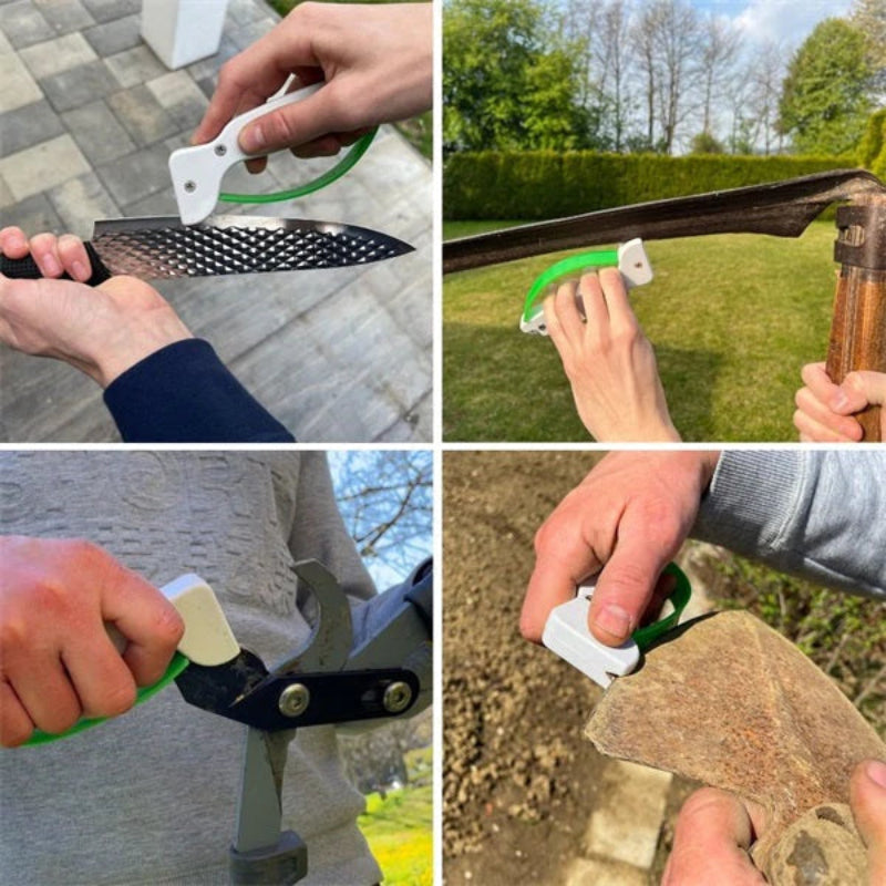 SharpMaster – Multifunktionaler Outdoor-Messer- und Werkzeugschärfer, 2er Set