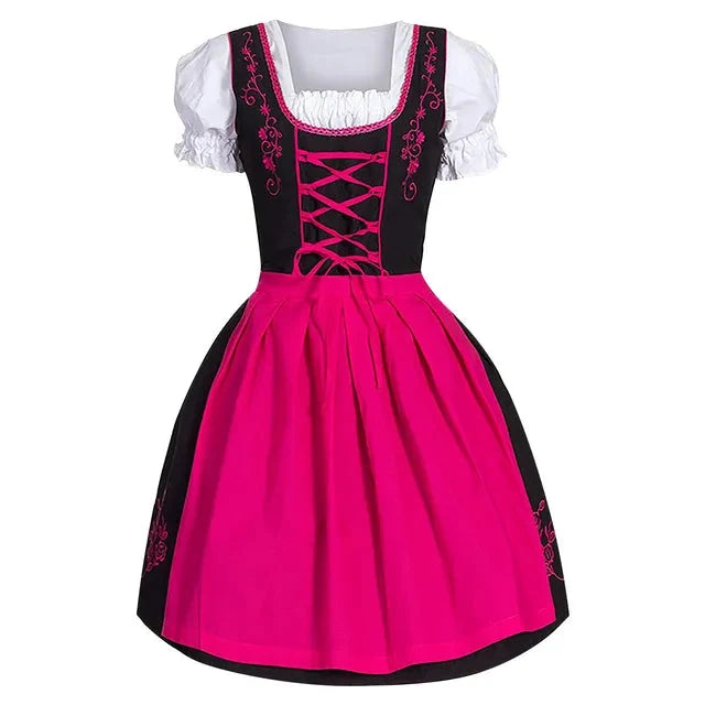 Oktoberfest Kleid Damen Festlich, Trachtenkleid Elegant