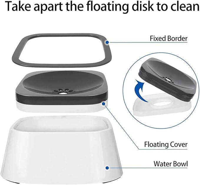 PetWater No-Splash Trinknapf Für Haustiere