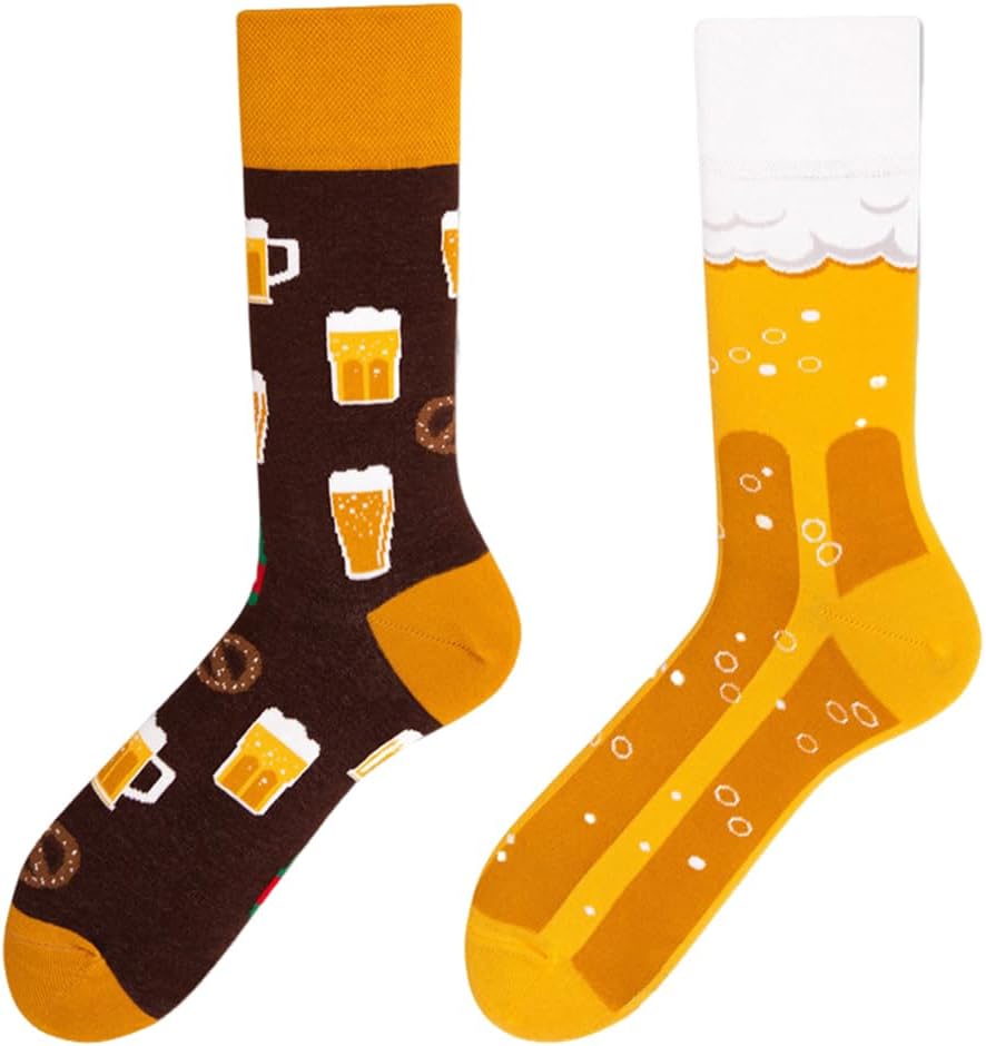 Biersocken Oktoberfest Motivsocken, Unisex 2er-Set