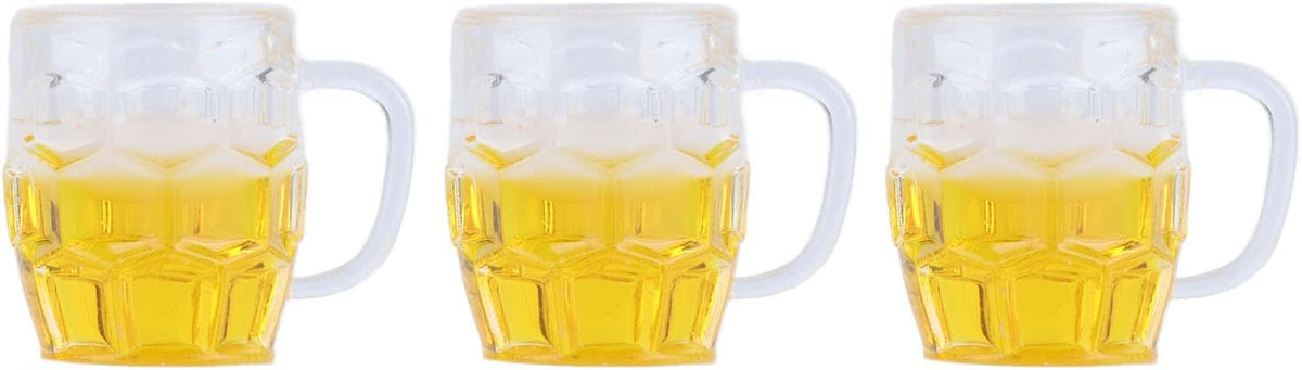 Oktoberfest Mini Bierkrüge Deko, Harz 12er-Set