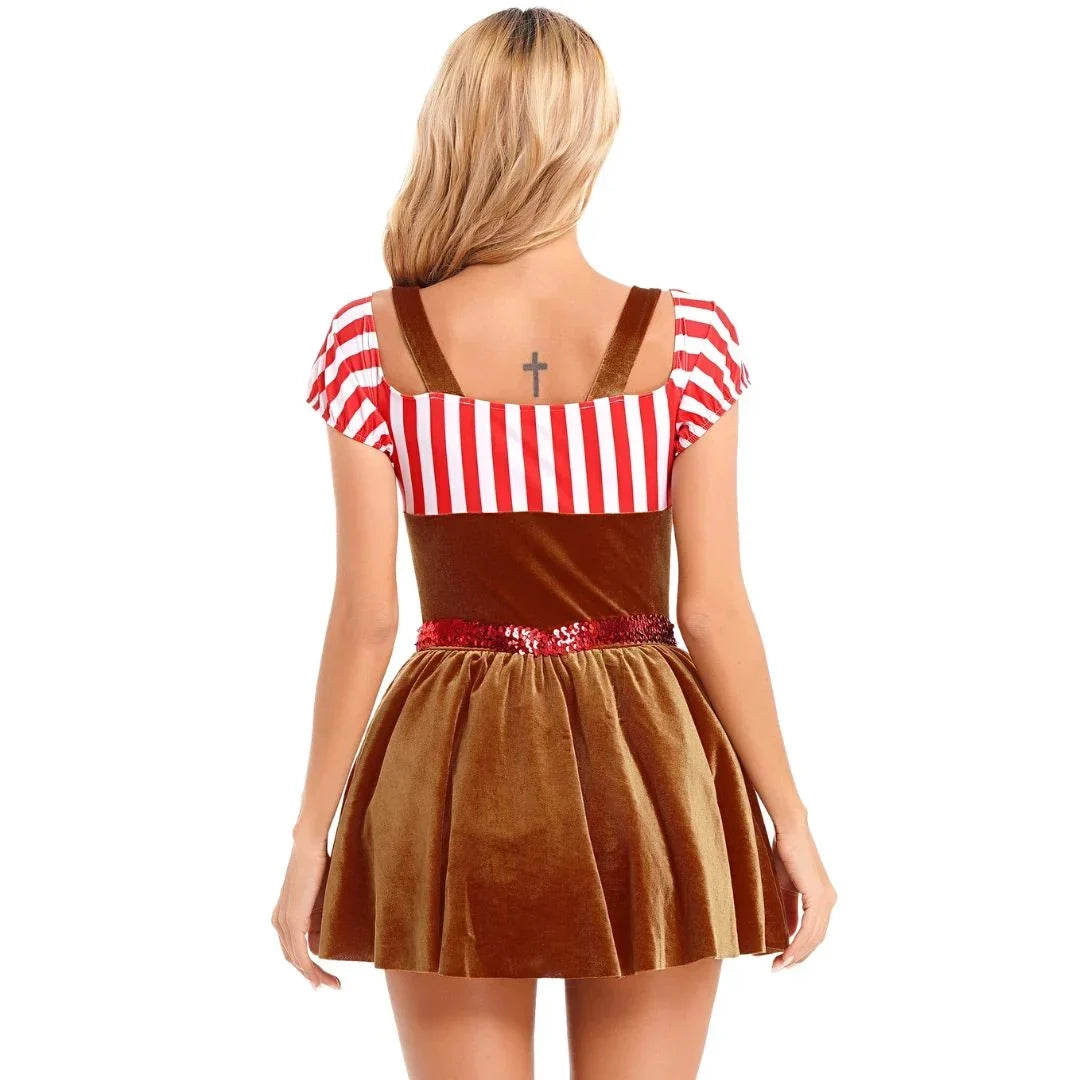 Dirndl Damen Oktoberfest Traditionell Bayerisch