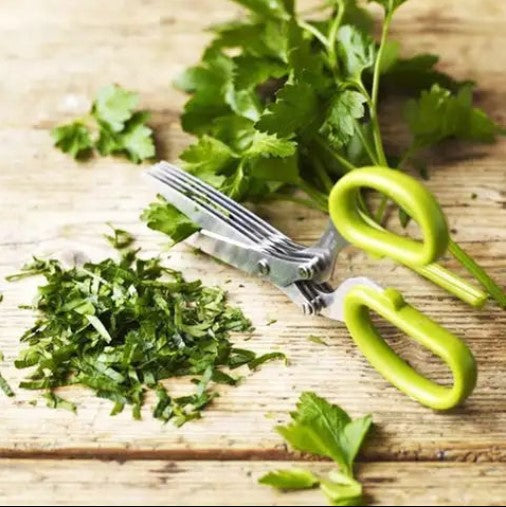 KitchenScissors 5-Klingen Küchenschere Für Kräuter Und Salat