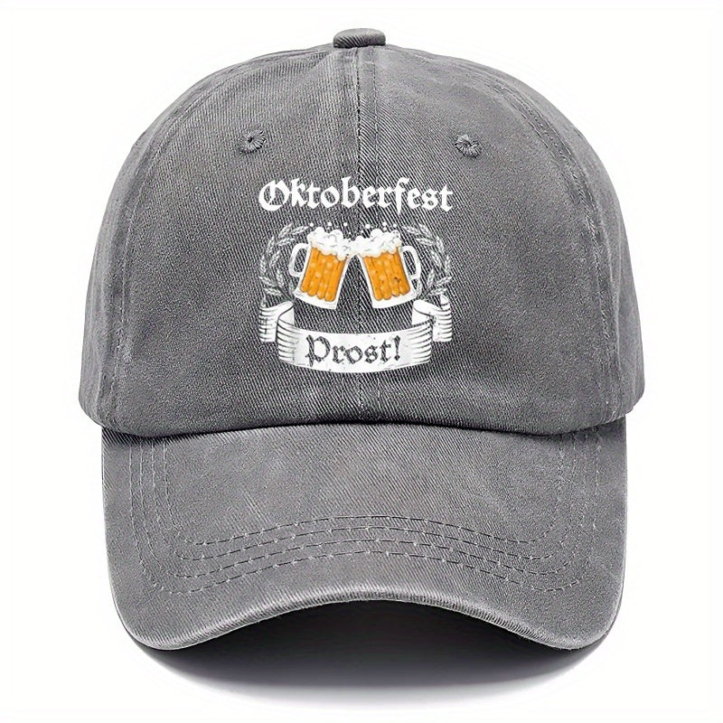 Oktoberfest Baseballcap Retro, Bierkrug-Print Unisex