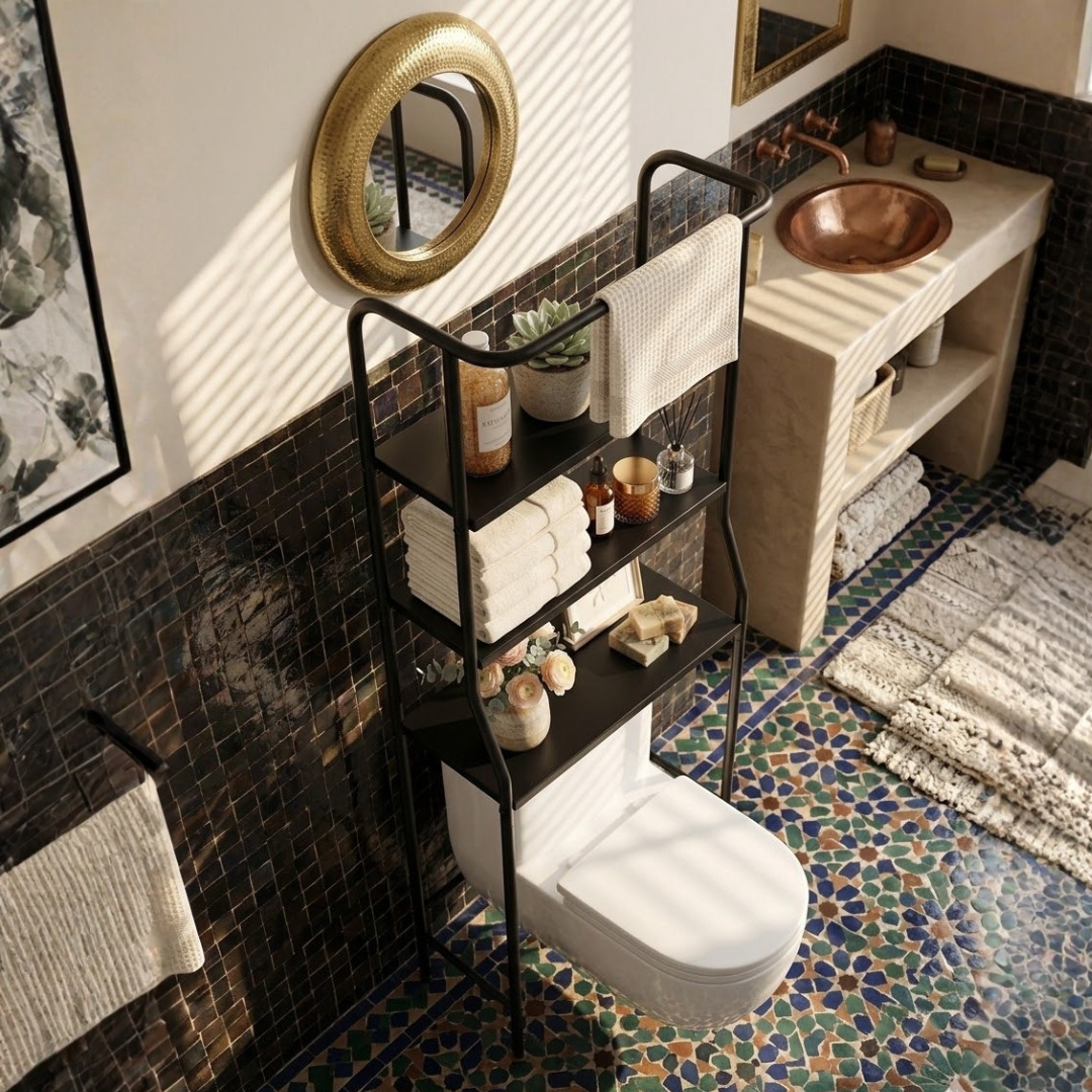 BathroomShelf Minimalistisches 3-Stufiges Badezimmerregal