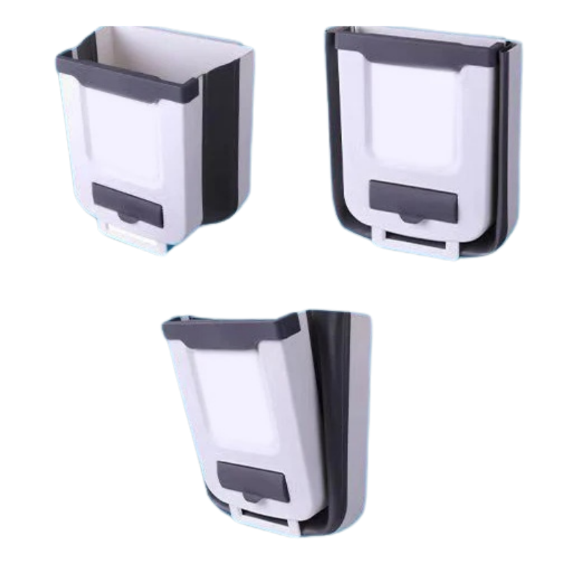 TrashHolder – Faltbarer Mülleimer-Halter für Schranktüren