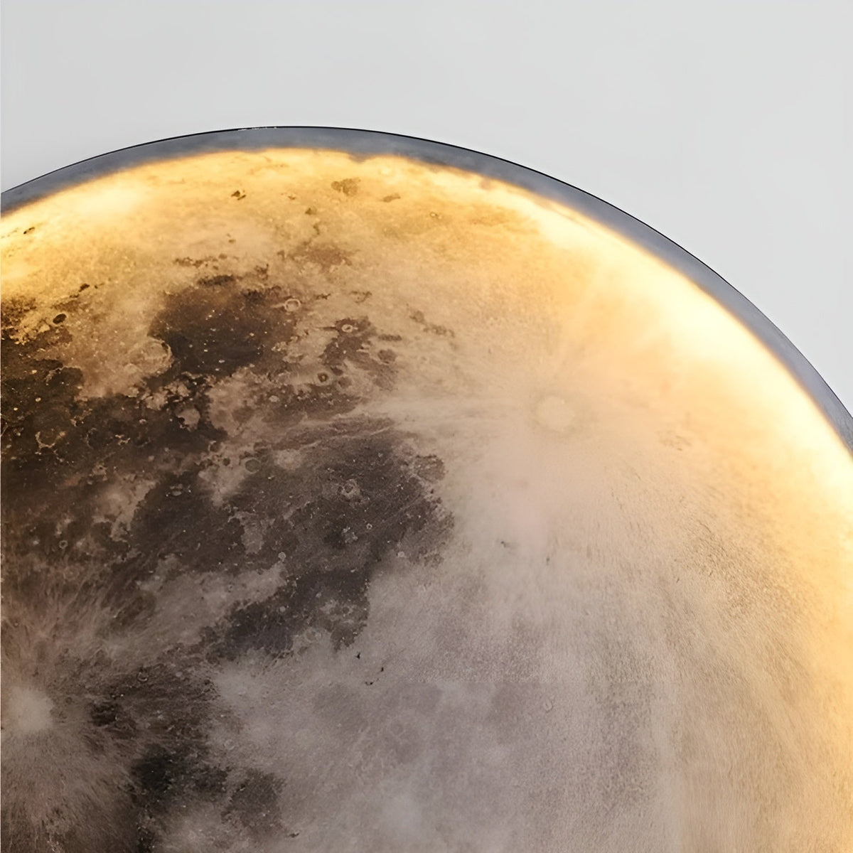 GlowingMoon 3D Mondlampe Mit Sanftem LED-Licht