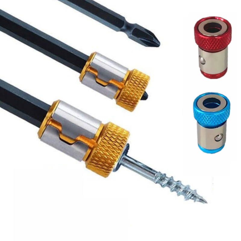 ScrewdriverTip Magnetischer Bithalter, Verstellbarer Ring 2er-Set