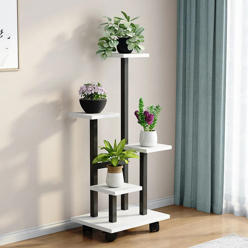 PlantStand Pflanzenständer mit verschiedenen Zimmerpflanzen bestückt