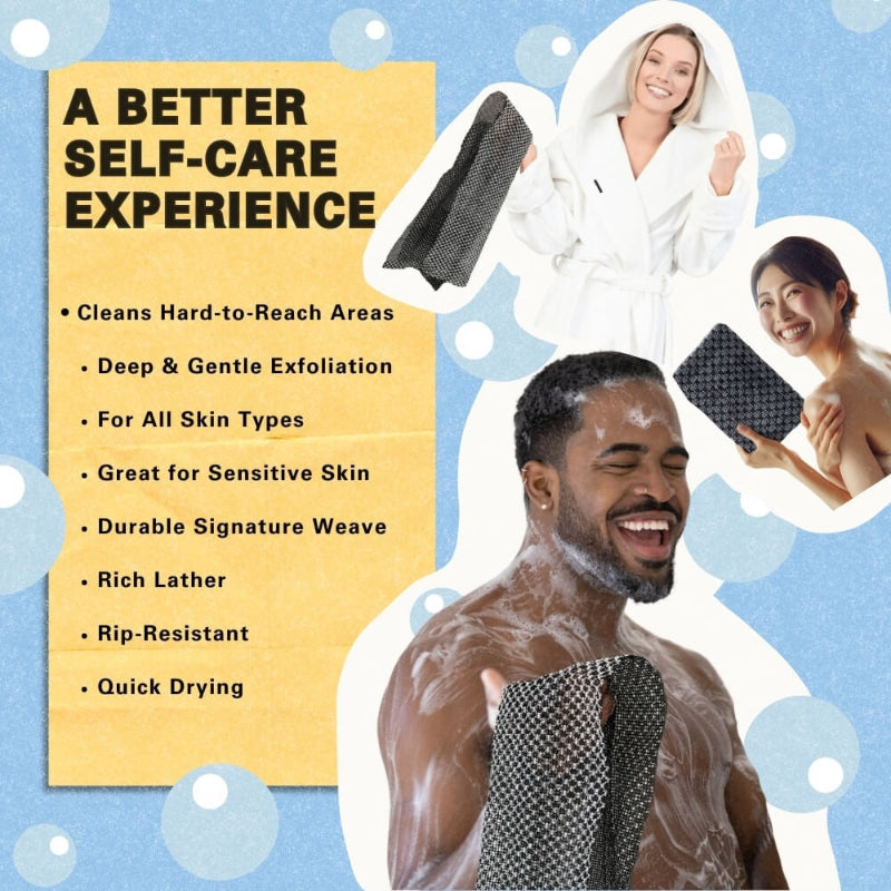 ScrubTowel Peeling-Handtuch Für Die Dusche