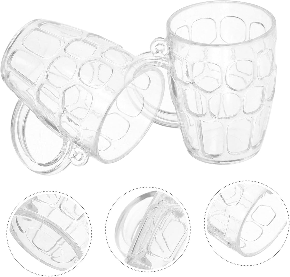 Oktoberfest Mini Bierkrüge Kunststoff, Shotgläser 50er-Set