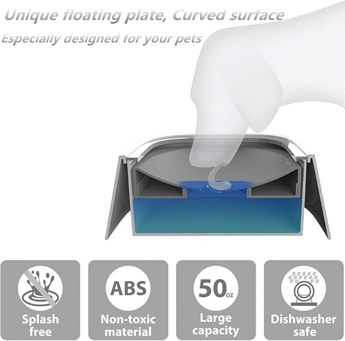 PetWater No-Splash Trinknapf Für Haustiere
