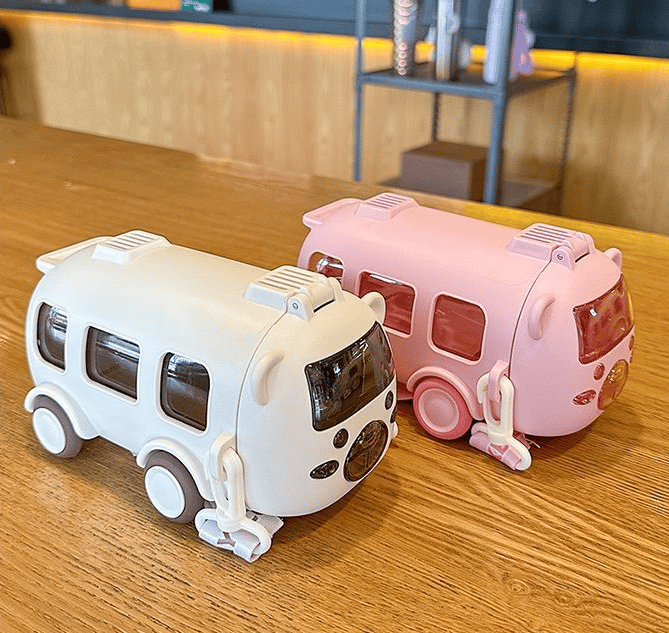 BusTumbler – Trinkflasche im Bus-Design für Kinder