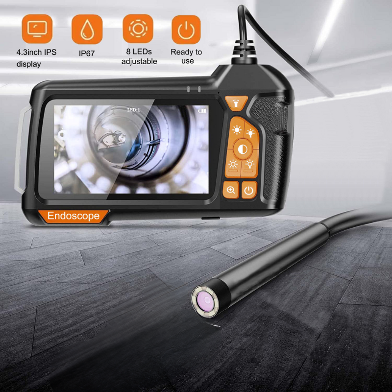 BorescopePro Industrielle Endoskop-Kamera mit LED-Licht