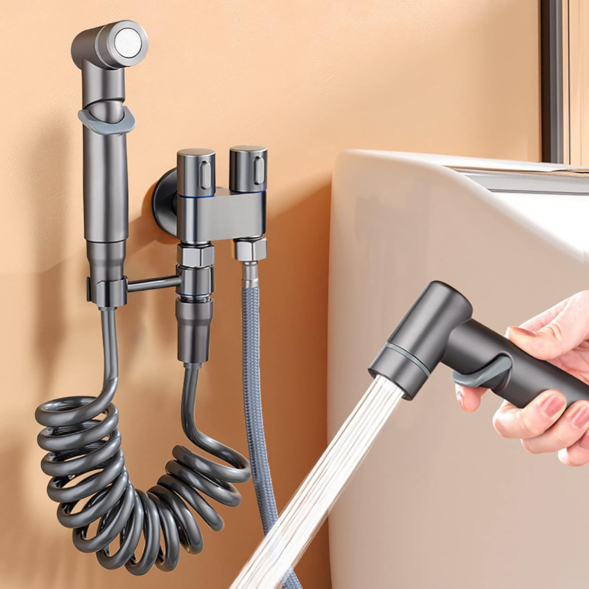 PremiumBidet Handbrausen-Set Mit Dualventil
