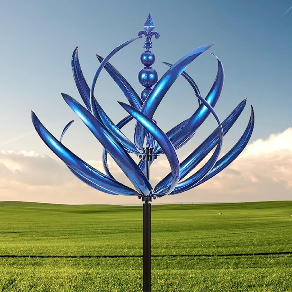 Metall Windspiel für den Garten – Drehbares Design