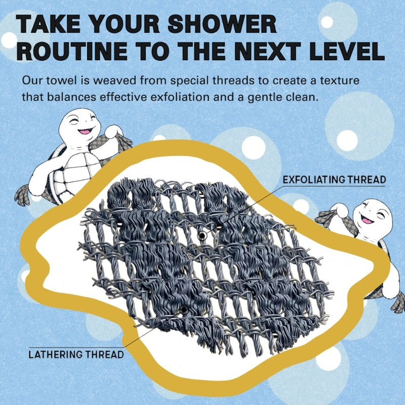 ScrubTowel Peeling-Handtuch Für Die Dusche